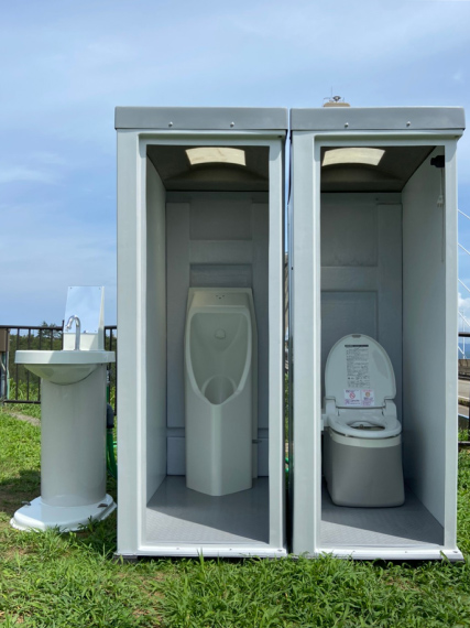現場用圧送式小便器・洋式便器・手洗い器